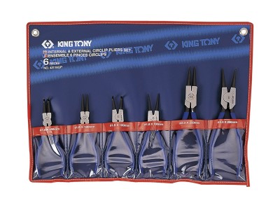 KING TONY Комплект съёмников стопорных колец