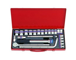 KING TONY Набор торцевых головок 1/2". 12 гр. 10-32 мм.