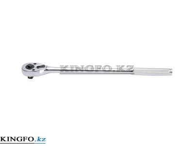 KING TONY Трещотка 1/2", 250 мм, 32 зубца, флажковая с кнопкой.