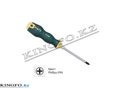 FORCE Отвертка крестовая Phillips PH2, 100 мм. FORCE Отвертка крестовая Phillips PH2, 100 мм.