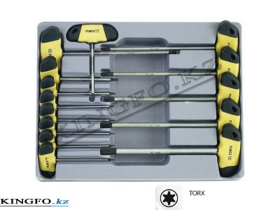 FORCE Набор Т-образных отверток TORX. 14 пр. FORCE Набор Т-образных отверток TORX. 14 пр.