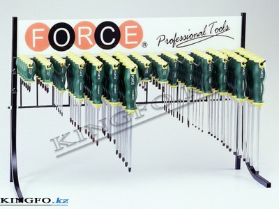 FORCE Набор отверток стенд 75 пр, FORCE Набор отверток стенд 75 пр,