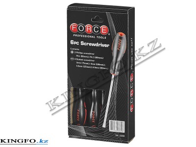 FORCE Набор отверток 6 пр