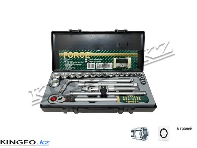 FORCE Набор головок 1/2".25-пр FORCE Набор головок 1/2".25-пр