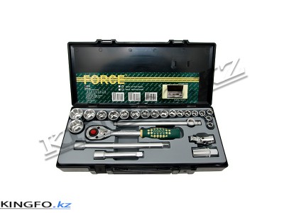 FORCE Набор головок Surface с принадлежностями 24 пр, 1/2"