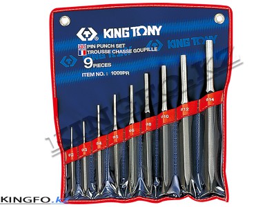 KING TONY Комплект выколоток, 9 предметов.