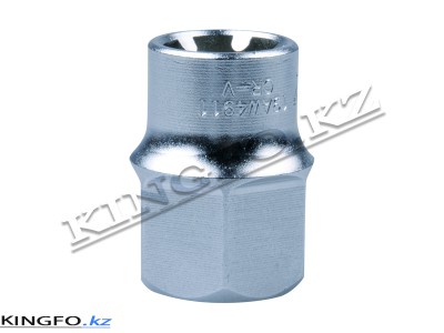 KING TONY Головка торцевая 1/2" RIBE M10S, для натяжного ролика Toyota. KING TONY 9AW4911