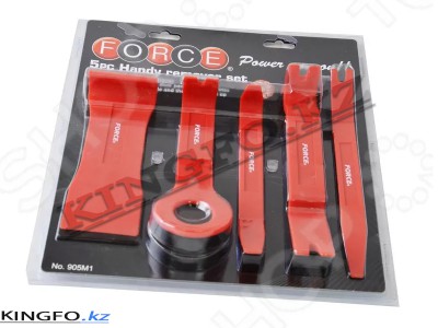FORCE Набор лопаток для разборки обшивки (пластик) 5 пр. FORCE Набор лопаток для разборки обшивки (пластик) 5 пр.