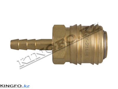 KING TONY Штуцер быстросъемный 1/4". KING TONY SY-210H KING TONY Штуцер быстросъемный 1/4". KING TONY SY-210H