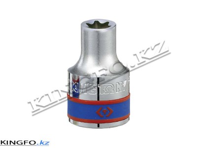 KING TONY Головка торцевая TORX Е-стандарт 1/2", E10. KING TONY 437510M KING TONY Головка торцевая TORX Е-стандарт 1/2", E10. KING TONY 437510M