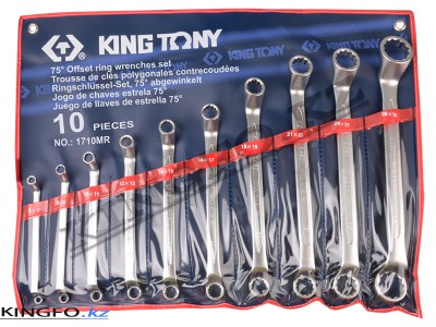 KING TONY Набор накидных ключей 6-32 мм 10 пр. KING TONY 1710MR