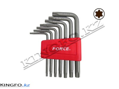 FORCE Набор Г-образных ключей TORX, T10-T40, 7 пр.