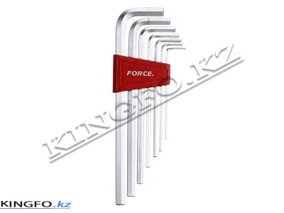 FORCE Набор Г-образных шестигранников 3/32"-3/8", 7 пр.