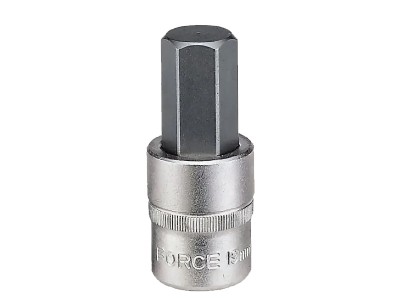 FORCE 1/2" насадка бита HEX 55 мм H8 FORCE 1/2" насадка бита HEX 55 мм H8