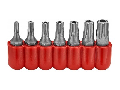 FORCE 2071 Набор бит TORX с отверстием 7 пр FORCE 2071 Набор бит TORX с отверстием 7 пр