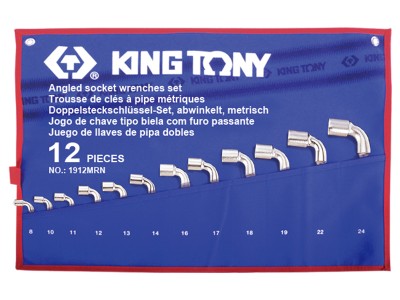 KING TONY 1912MRN Набор торцевых Г-образных ключей 12 пр KING TONY 1912MRN Набор торцевых Г-образных ключей 12 пр