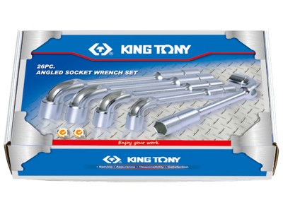 KING TONY 1926MR Набор торцевых Г-образных ключей 26 пр. KING TONY 1926MR Набор торцевых Г-образных ключей 26 пр.