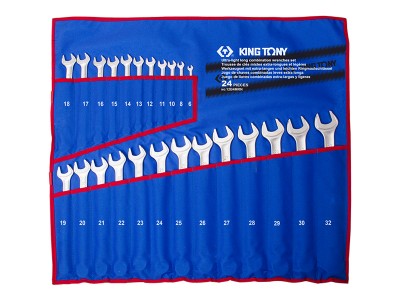 KING TONY 12B4MRN Набор комбинированных удлиненных ключей 24 пр KING TONY 12B4MRN Набор комбинированных удлиненных ключей 24 пр