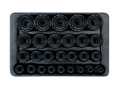 KING TONY 9-4827MP Набор ударных торцевых головок 1/2", ложемент, 27 пр KING TONY 9-4827MP Набор ударных торцевых головок 1/2", ложемент, 27 пр